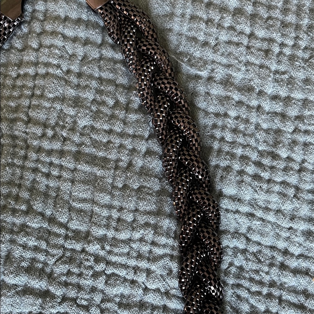 Silver Multi-Strand Chain Necklace - Picture 3 of 4